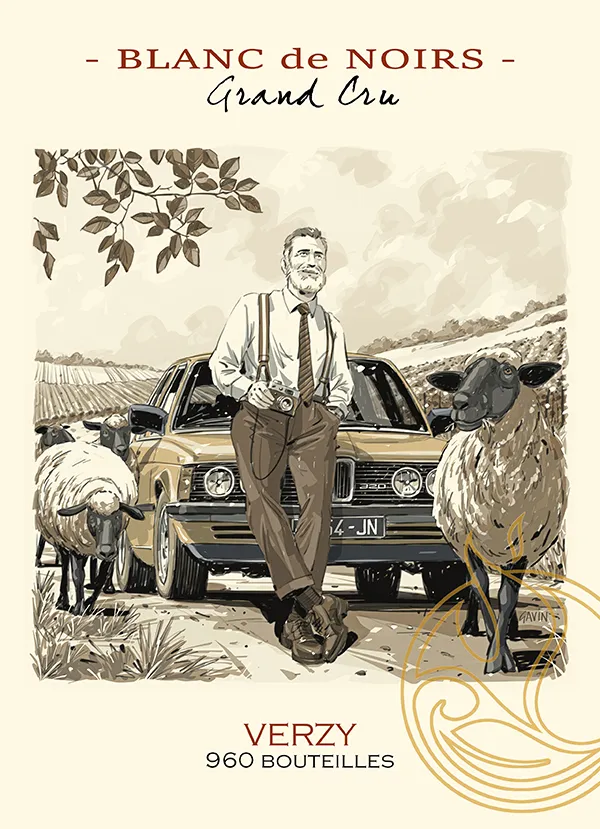 Étiquette Blanc de Noirs